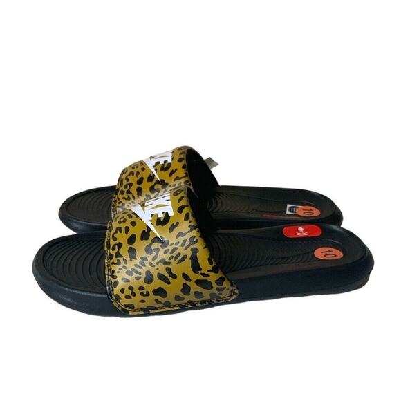 Nike Victori One Slides Womens Size 9 Animal Print Enhanced Comfort Sandals NWT - Picture 5 of 9